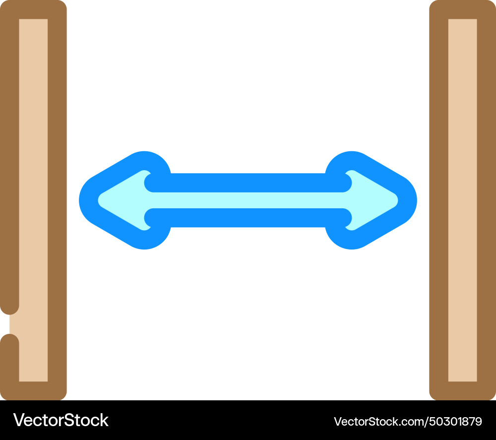White space ux ui design color icon White space ux ui design color icon vector image