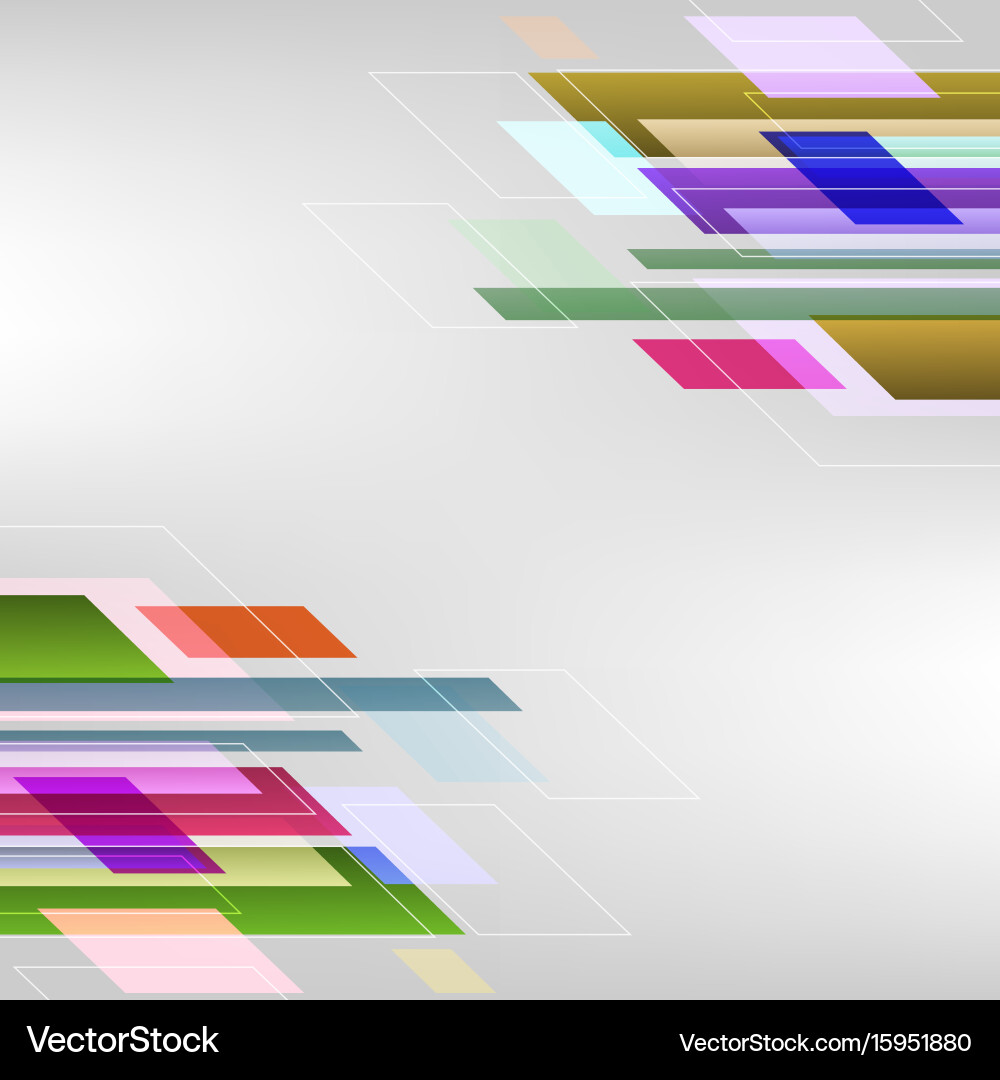Colorful Straight Line Abstract Background Vector Image
