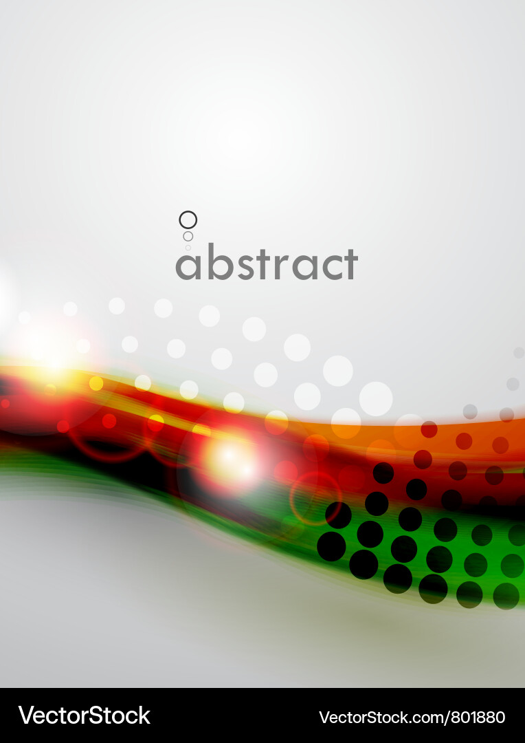Dynamic Flow Waves vector image