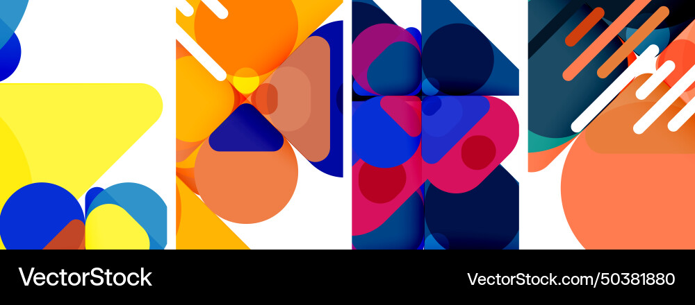 Geometric elements abstract backgrounds Geometric elements abstract backgrounds Vector Image