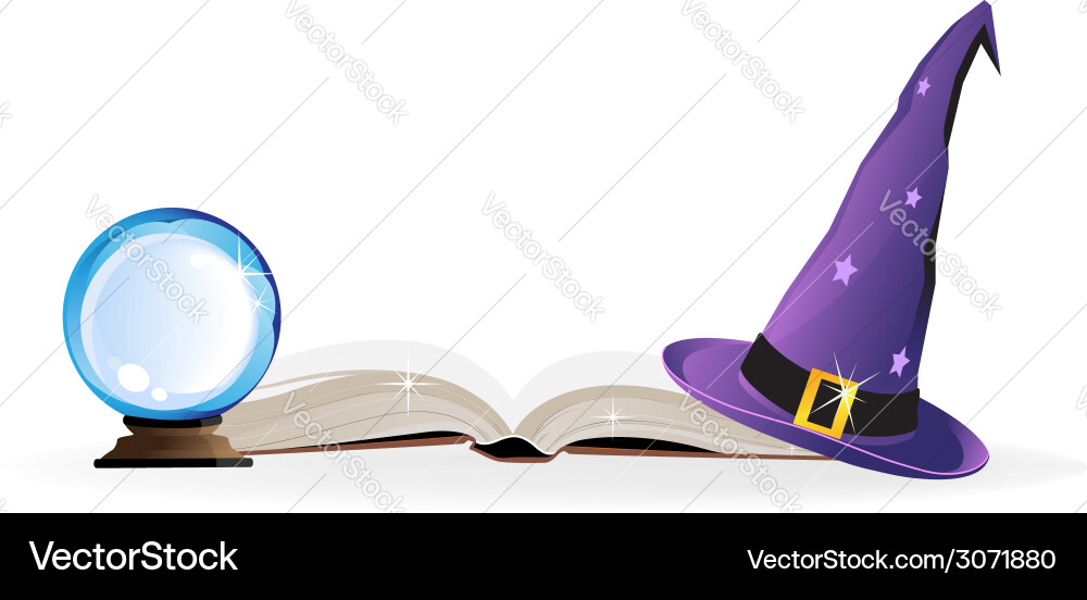 Magical objects vector image