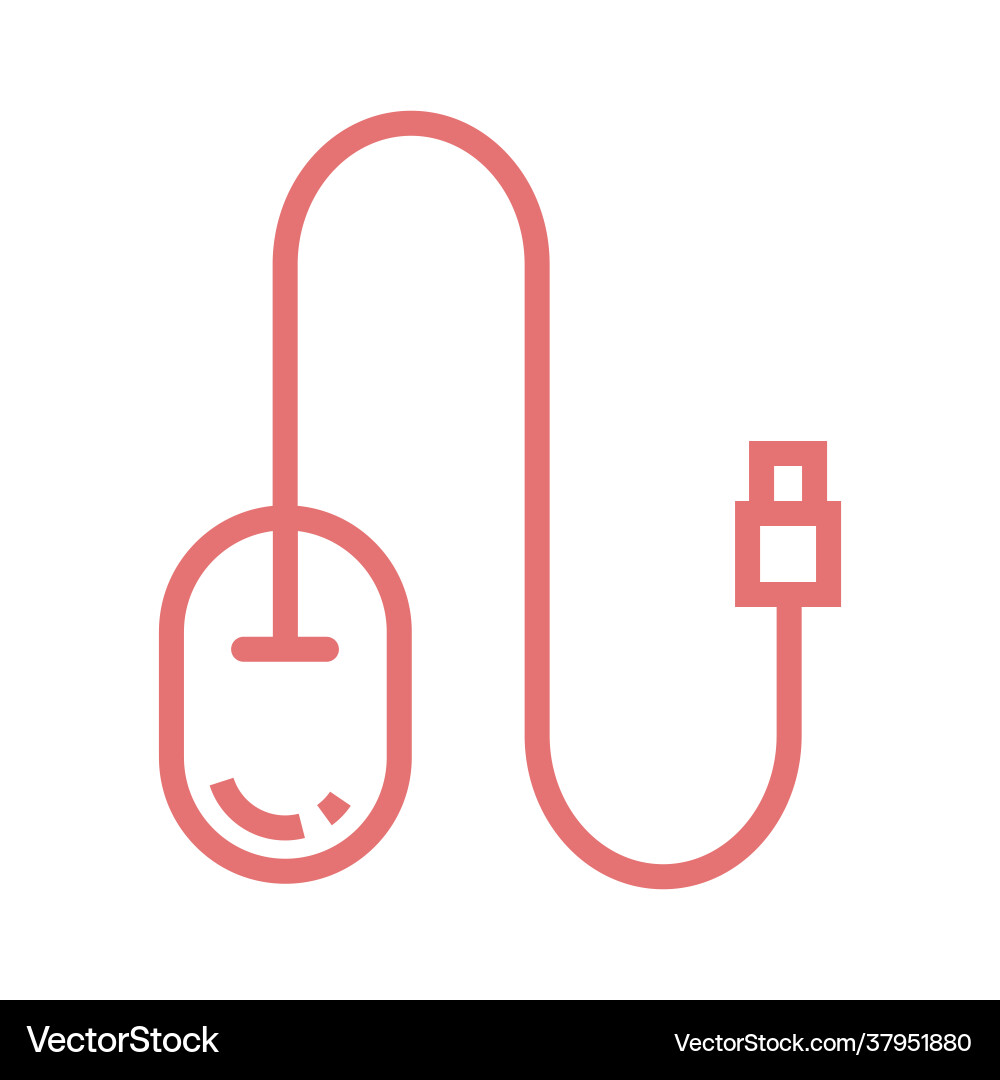 Mouse computer icon design isolated Vector Image