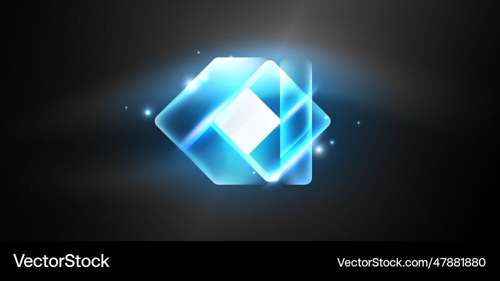 Neon speed arrow and line shapes background hi Vector Image