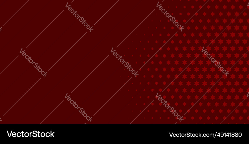Stars shape two color abstract background Vector Image