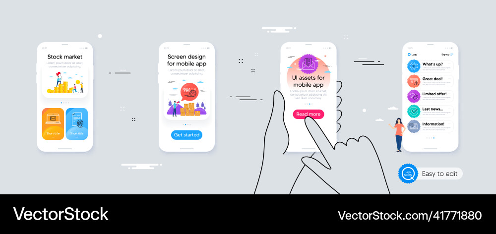 Verify refresh and 5g technology minimal line Verify refresh and 5g technology minimal line vector image