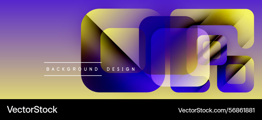 Abstract gradient background features overlapping Abstract gradient background features overlapping Vector Image