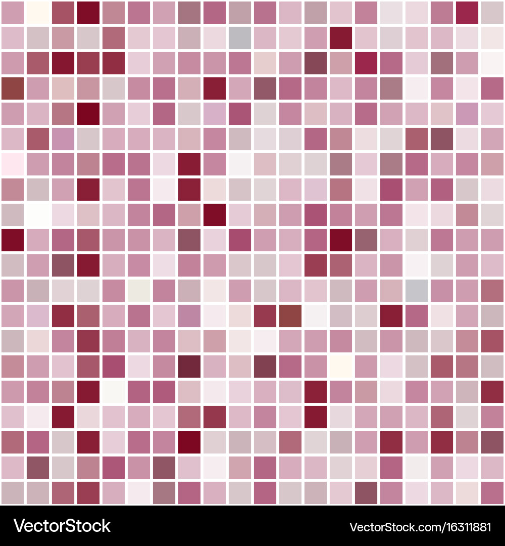 Bright mosaic seamless pattern background square Vector Image