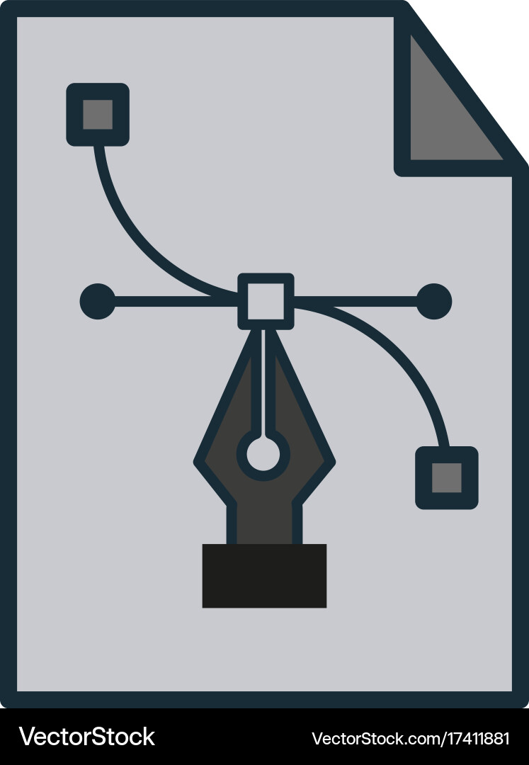 Graph on paper icon image vector image