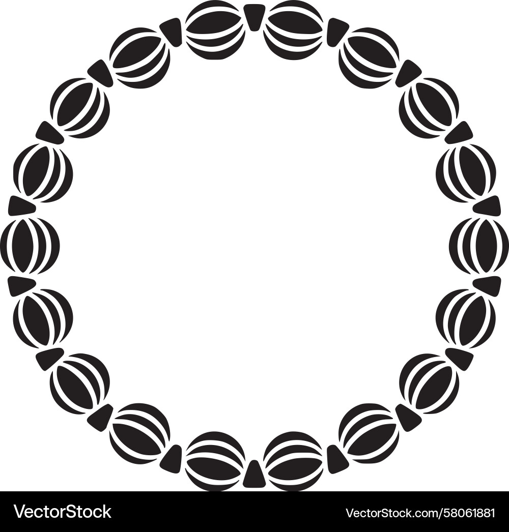 Intricate Circle Pattern Vector Image