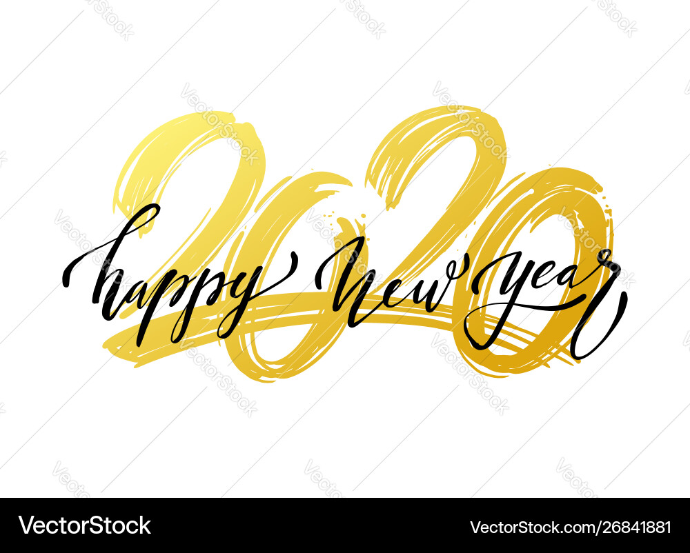 Merry christmas and happy new year greeting Merry christmas and happy new year greeting vector image