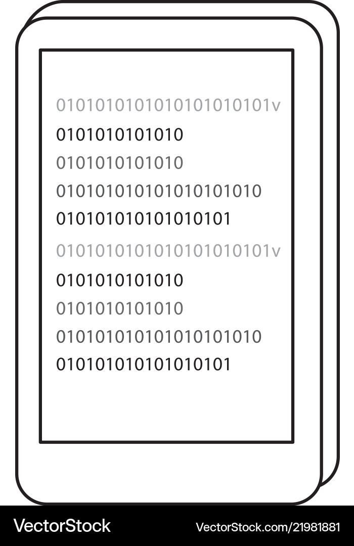 Online-Smartphone-Code-Programm-Datennetz Online-Smartphone-Code-Programm-Datennetz vektorbild