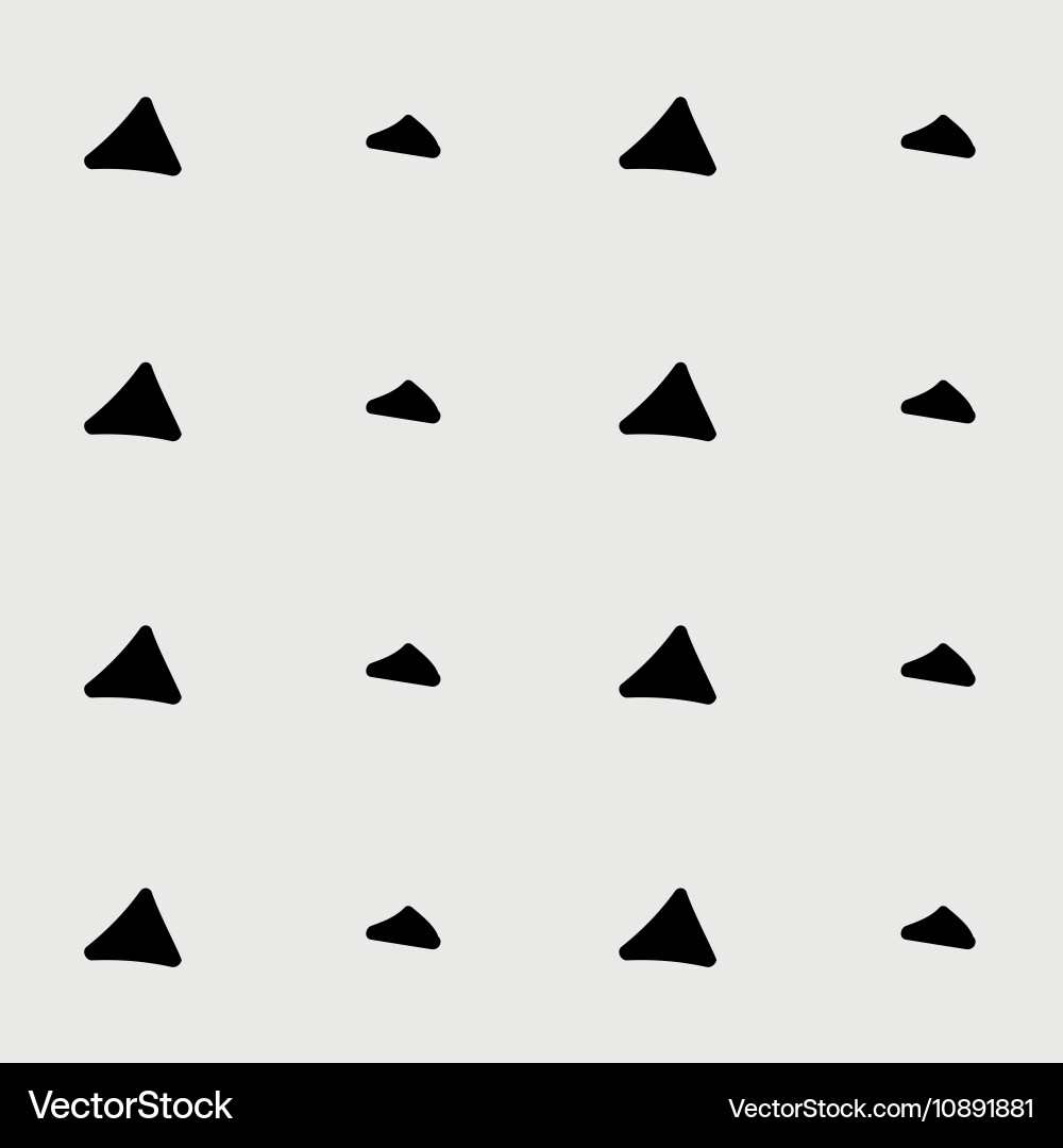 Pattern minimalist background triangle retro Vector Image