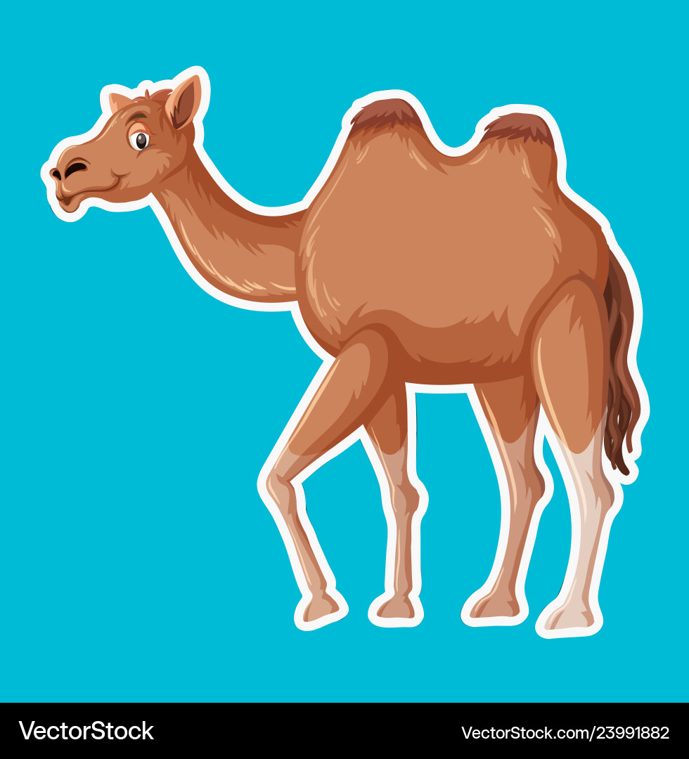 A simple camel character Vector Image