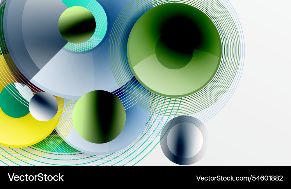 Abstract composition of overlapping circles Abstract composition of overlapping circles Vector Image