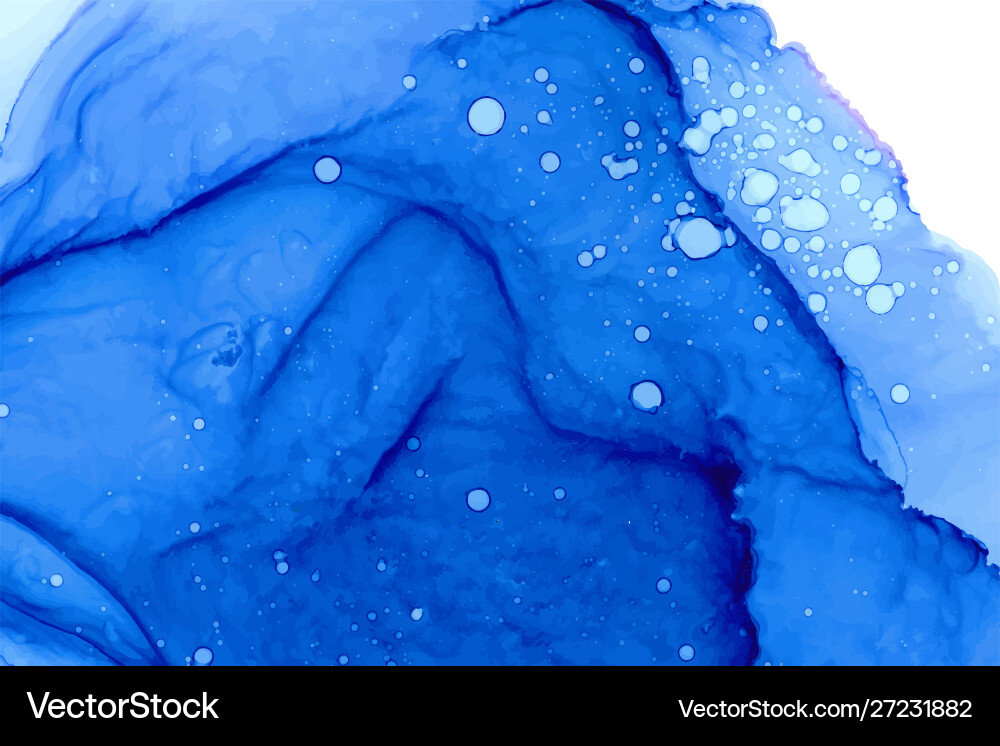 Blue watercolor texture background Vector Image