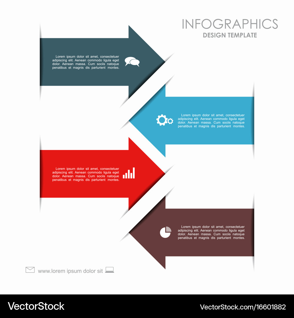 Infographic template can be used for workflow vector image