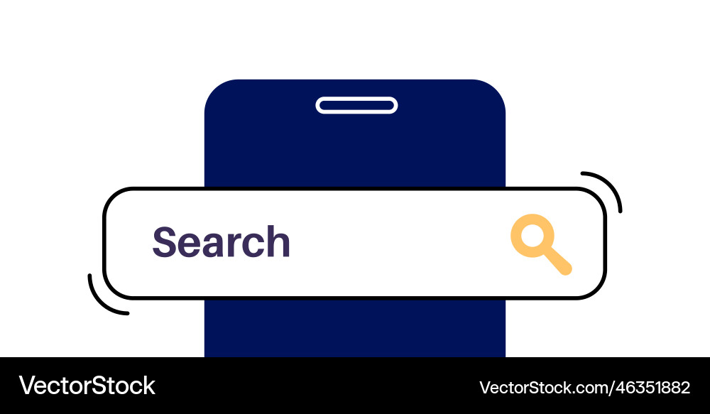 Search Input Field vector image