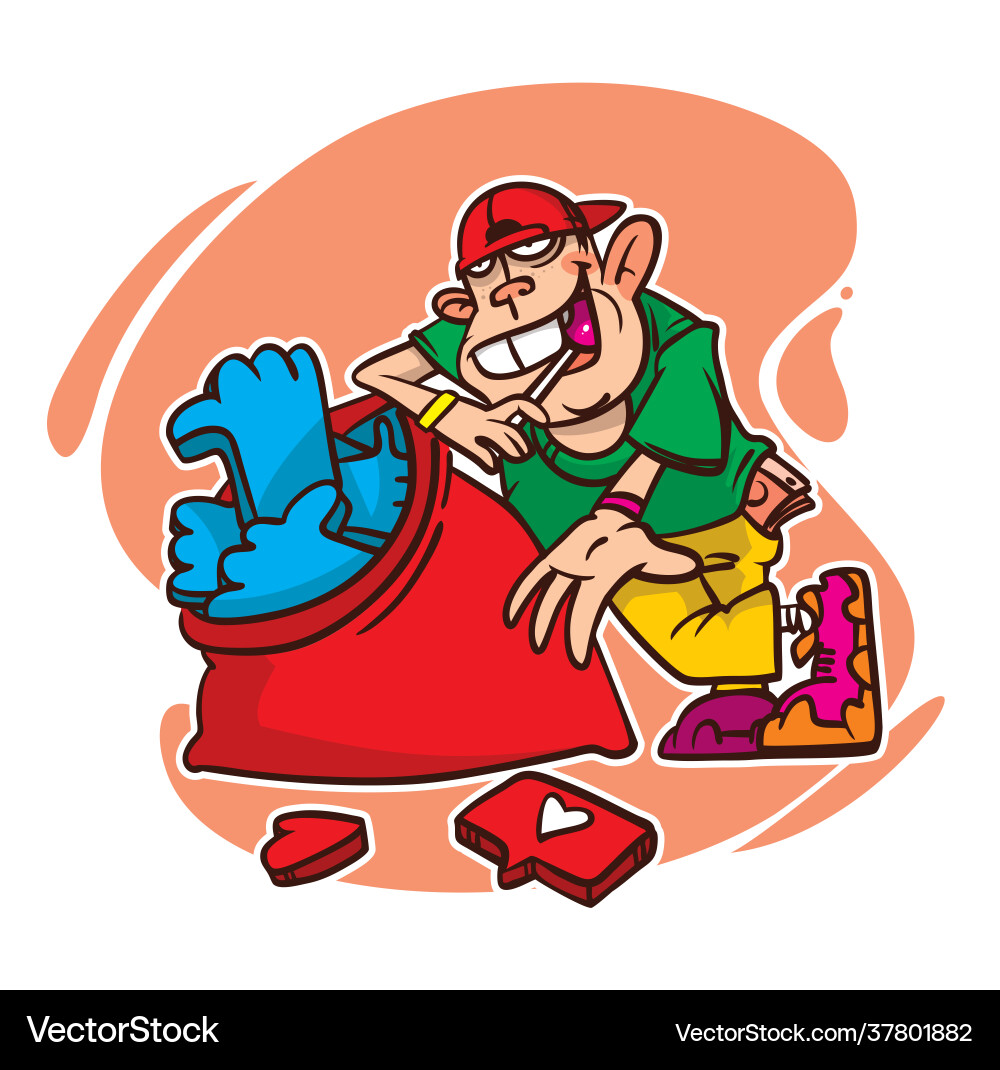 Smm developer Royalty Free Vector Image - VectorStock