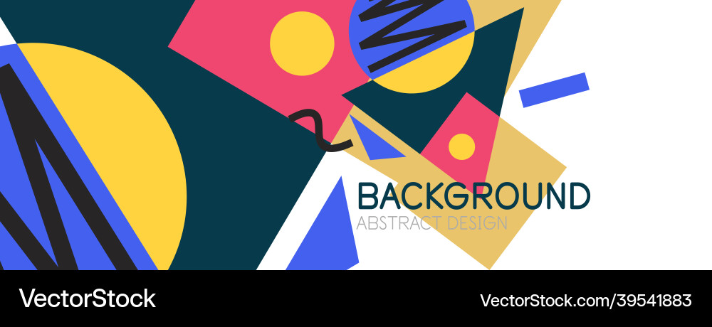 Abstract background blocks lines triangles Abstract background blocks lines triangles vector image