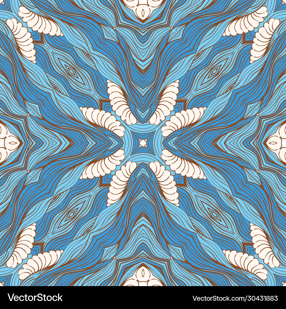 Abstract wave seamless pattern Abstract wave seamless pattern vector image