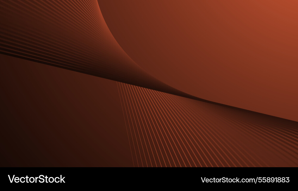 Dark orange gradient with curve line abstract Dark orange gradient with curve line abstract Vector Image