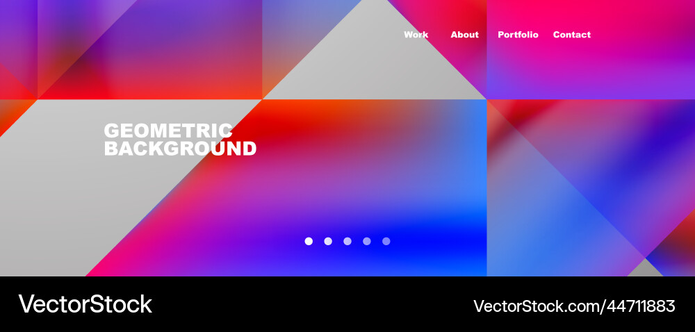 Dynamic lines triangles rectangles geometric Dynamic lines triangles rectangles geometric vector image
