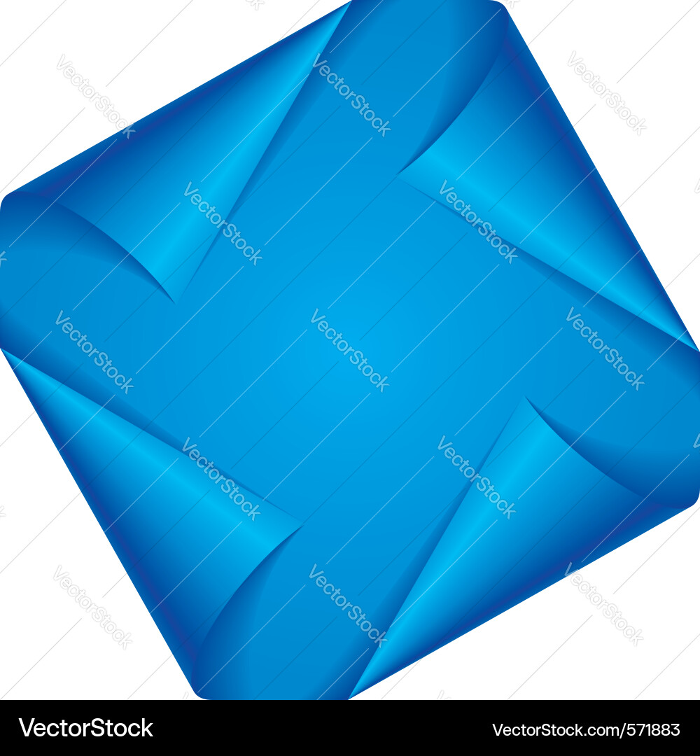 Folded Paper Edges Vector Image