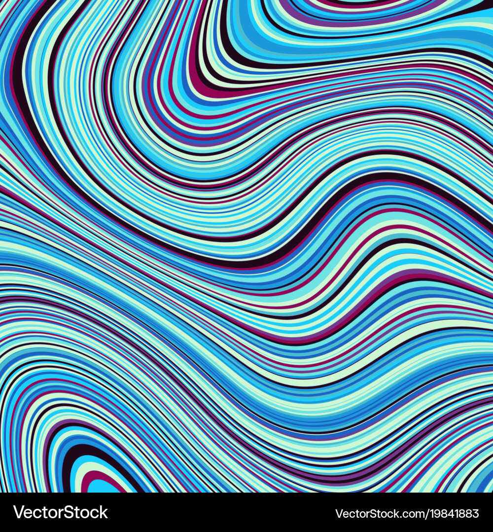 Psychedelic Swirl Pattern vector image