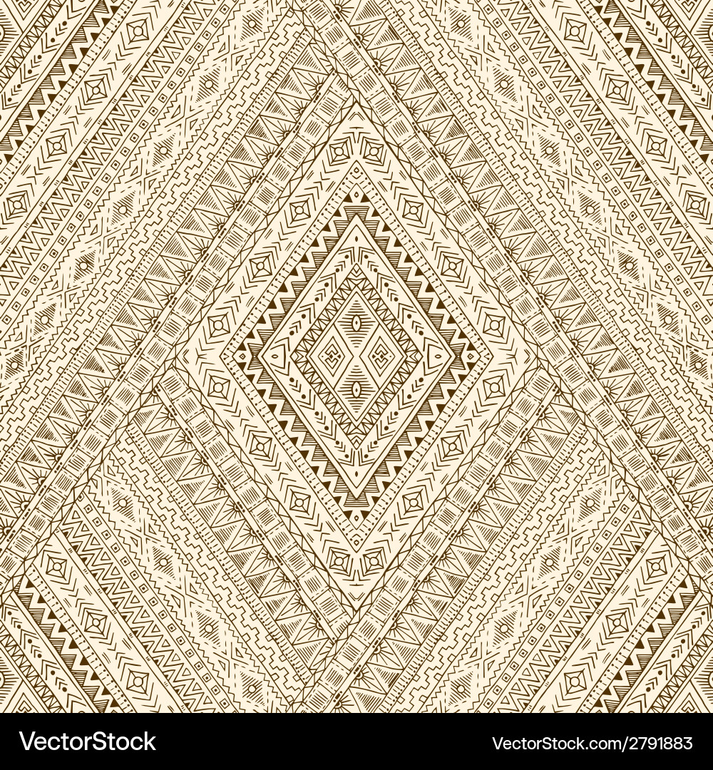 Seamless pattern with geometric elements vector image