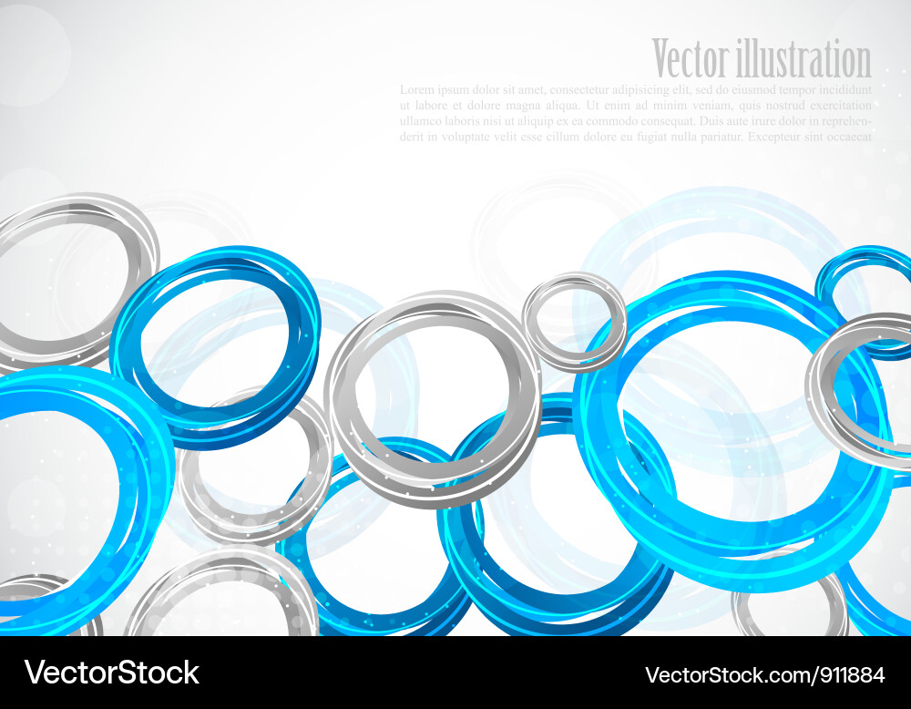 Abstract background with circles Vector Image