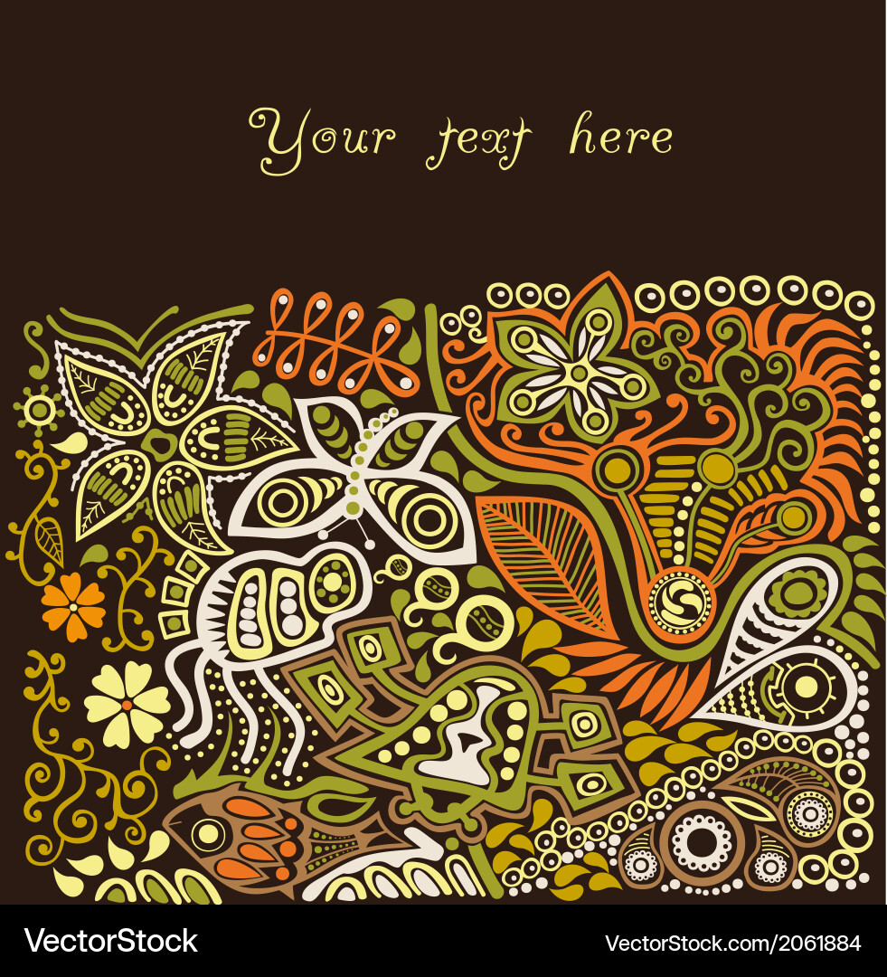 Abstract background with place for your text vector image