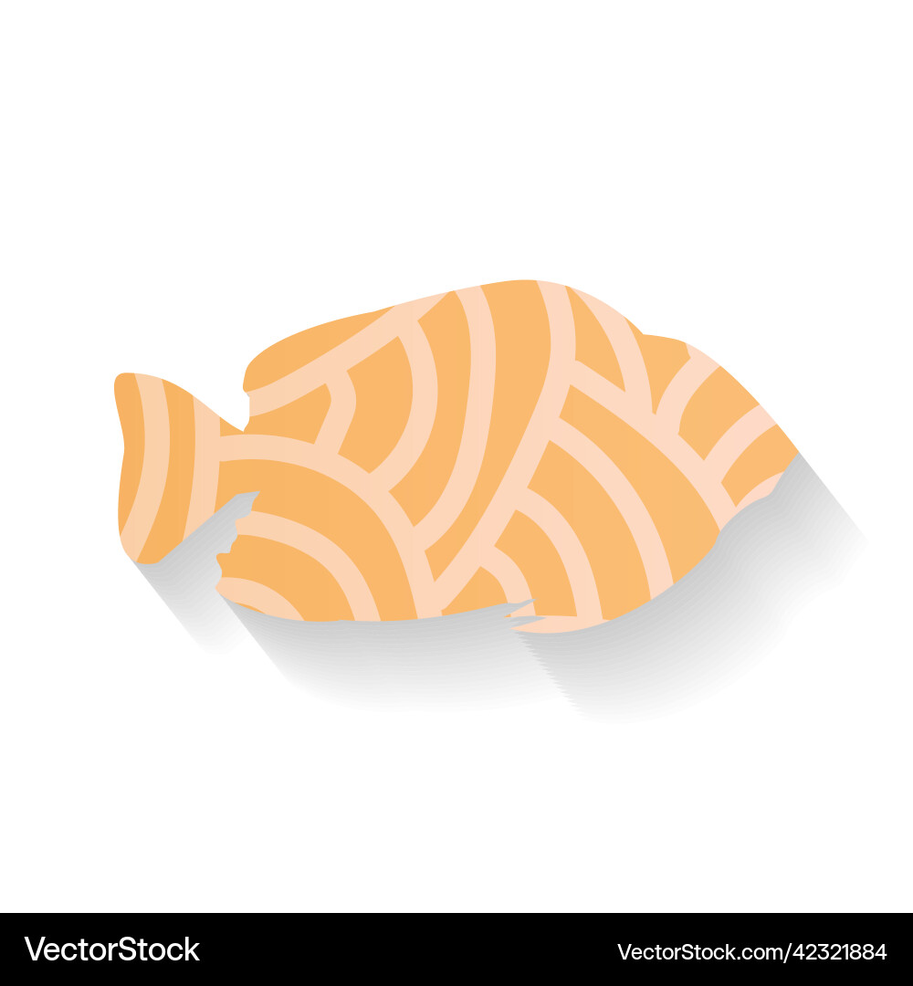 Colored fish icon an abstract design Colored fish icon an abstract design vector image