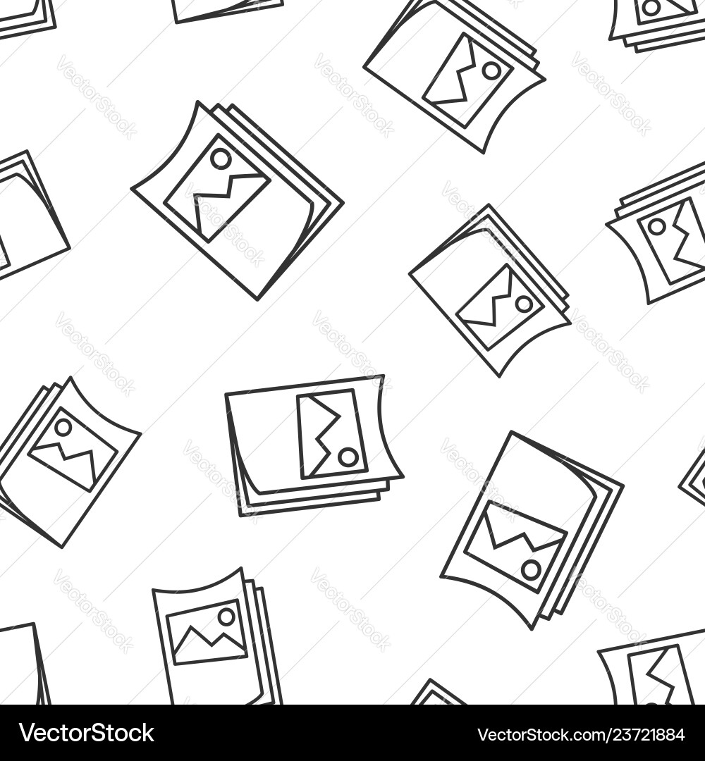 Flyer leaflet icon seamless pattern background Flyer leaflet icon seamless pattern background Vector Image