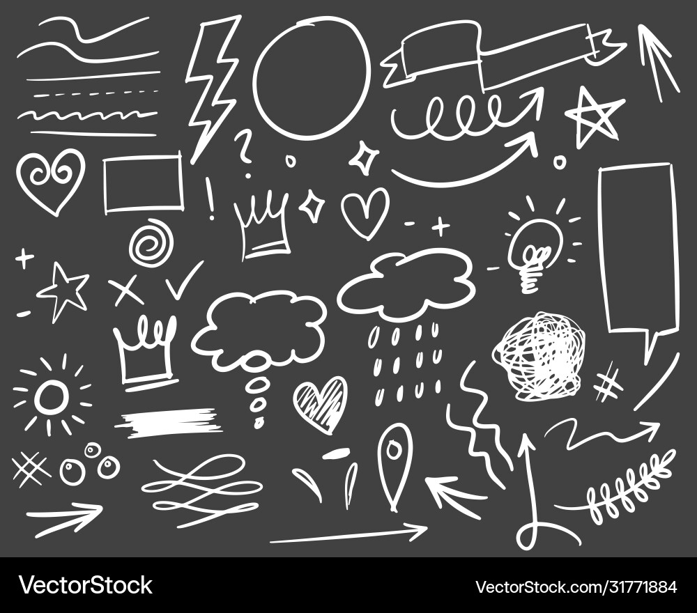 Hand gezeichnete Designelemente Pfeil Herz Hand gezeichnete Designelemente Pfeil Herz vektorbild