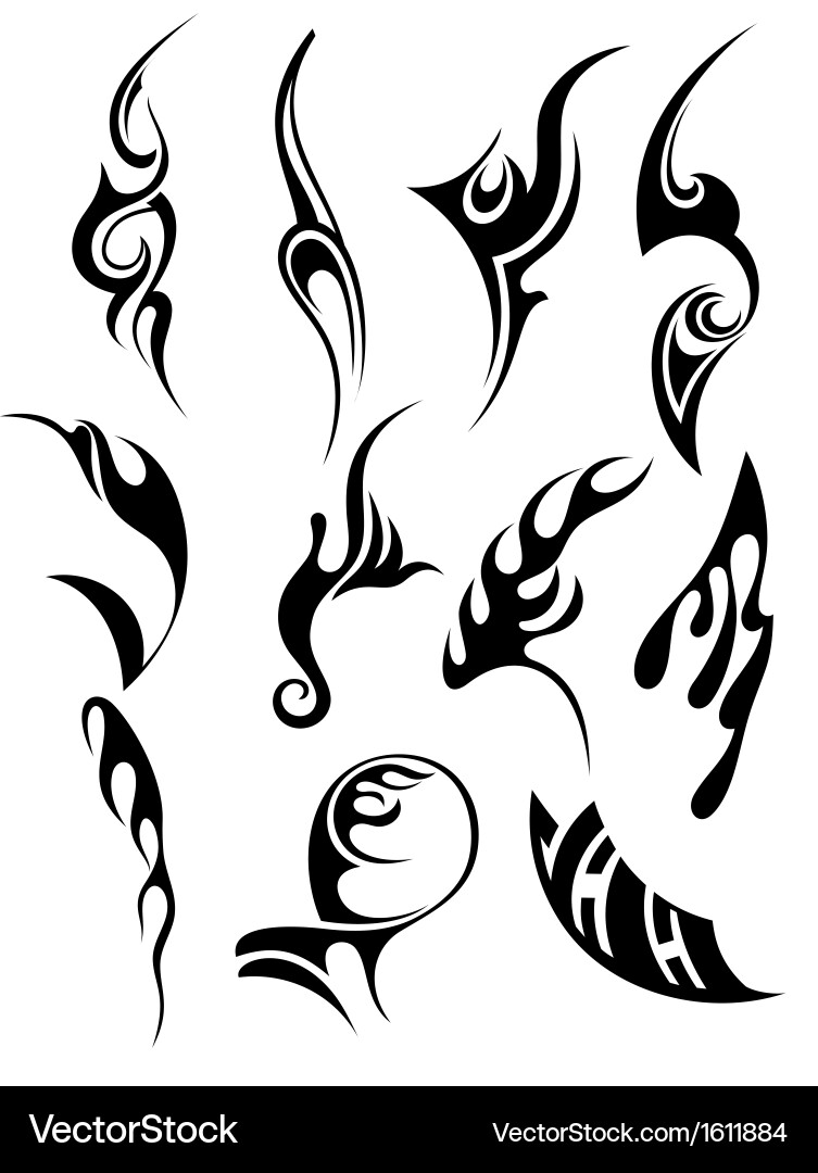 Tribal tattoo vector image