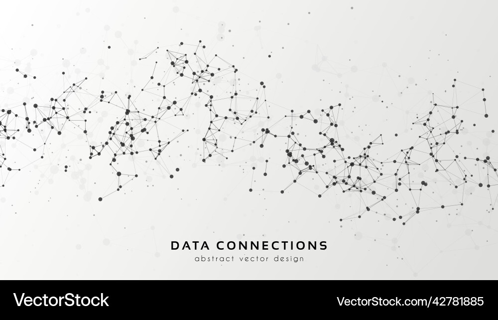 Abstract mesh background futuristic Vector Image