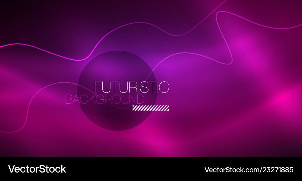 Abstract shiny glowinng color wave design element Vector Image