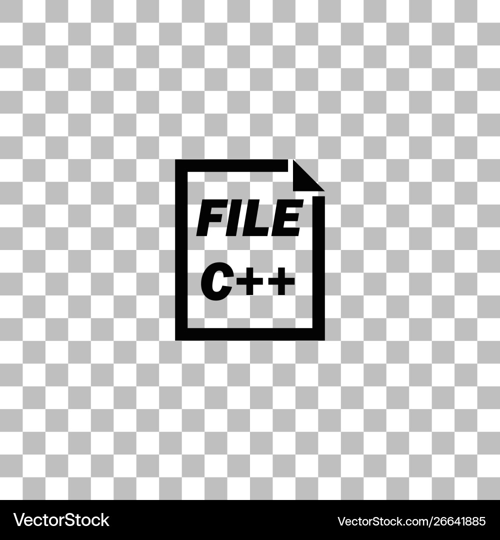 C Kodierung Datei-Symbol flach C Kodierung Datei-Symbol flach Vektorbild