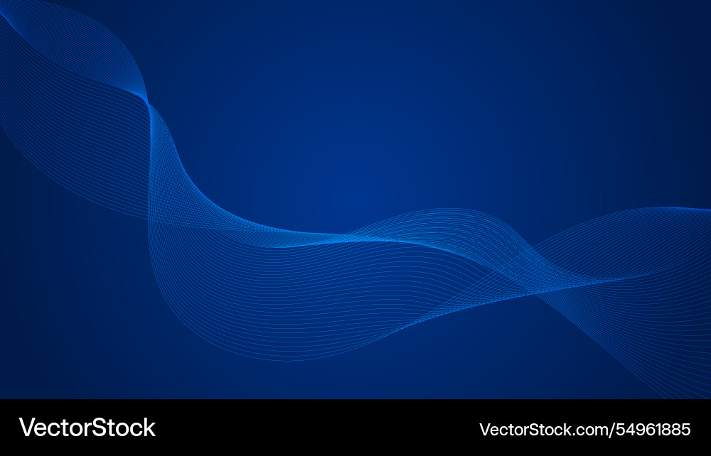 Curved lines form fluid wave shapes gradient Curved lines form fluid wave shapes gradient vector image