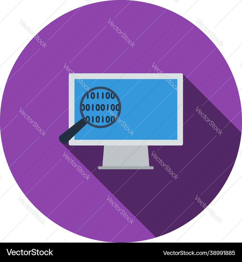 Data analysing icon Data analysing icon vector image