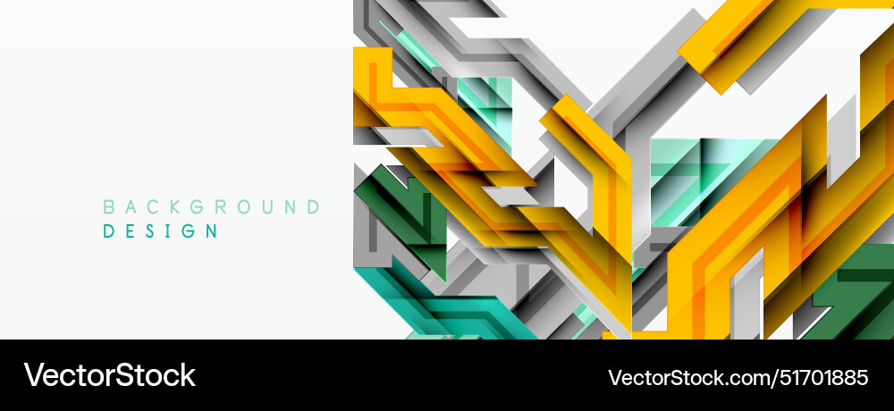 Dynamic lines geometric background Dynamic lines geometric background vector image