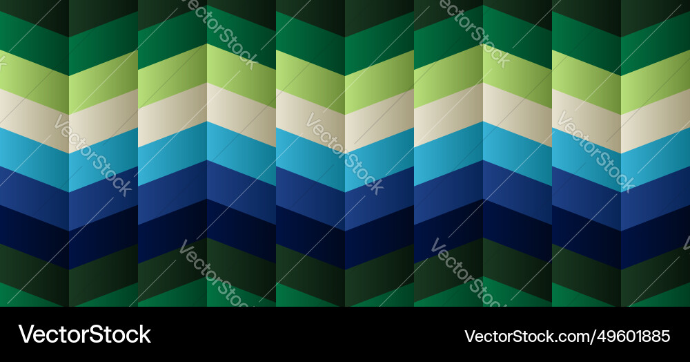 Seamless zigzag chevron gradient geometry pattern Vector Image