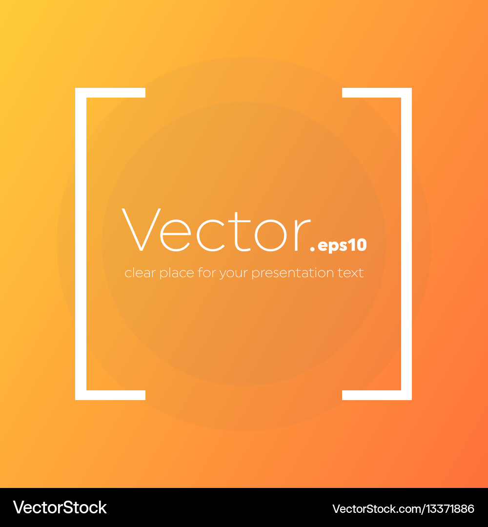 Abstract concept empty speech square quote Vector Image