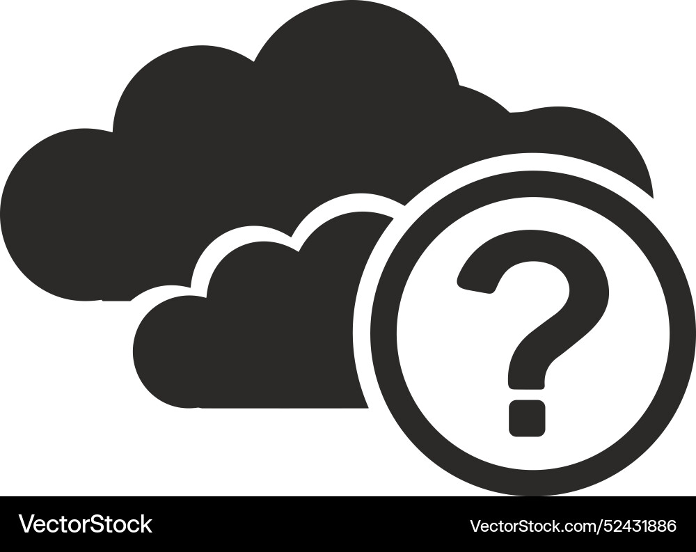 Cloud storage icon symbol image of the database Vector Image