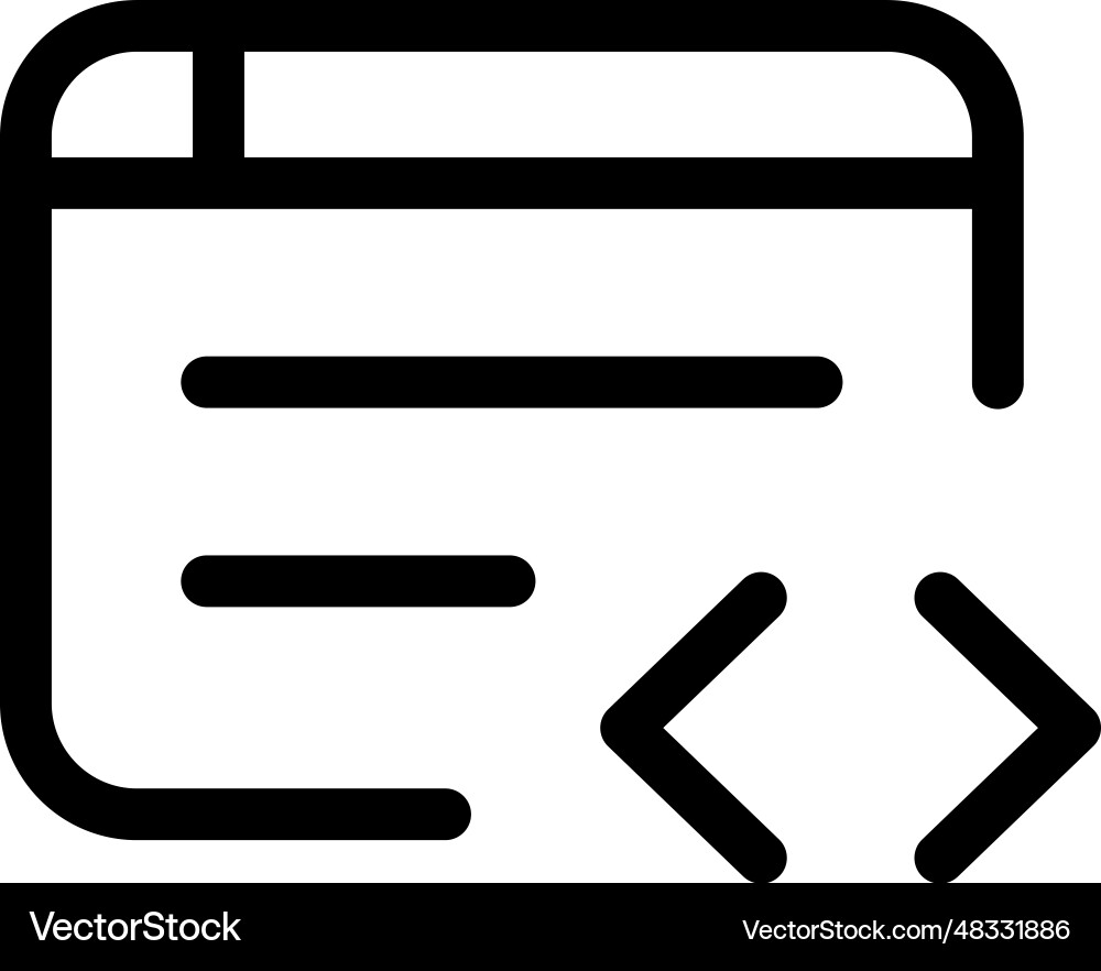 Web development icon Web development icon vector image