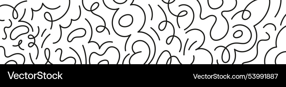 Abstract background with playful squiggle lines Abstract background with playful squiggle lines vector image