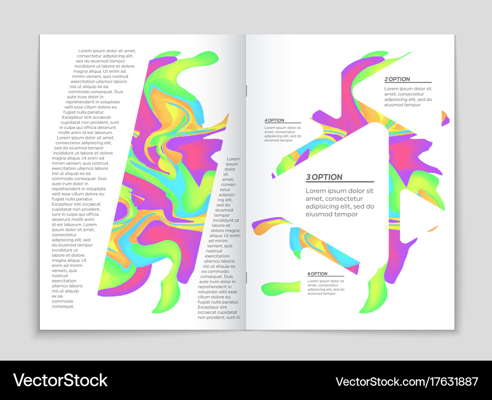 Abstract layout background set for art vector image