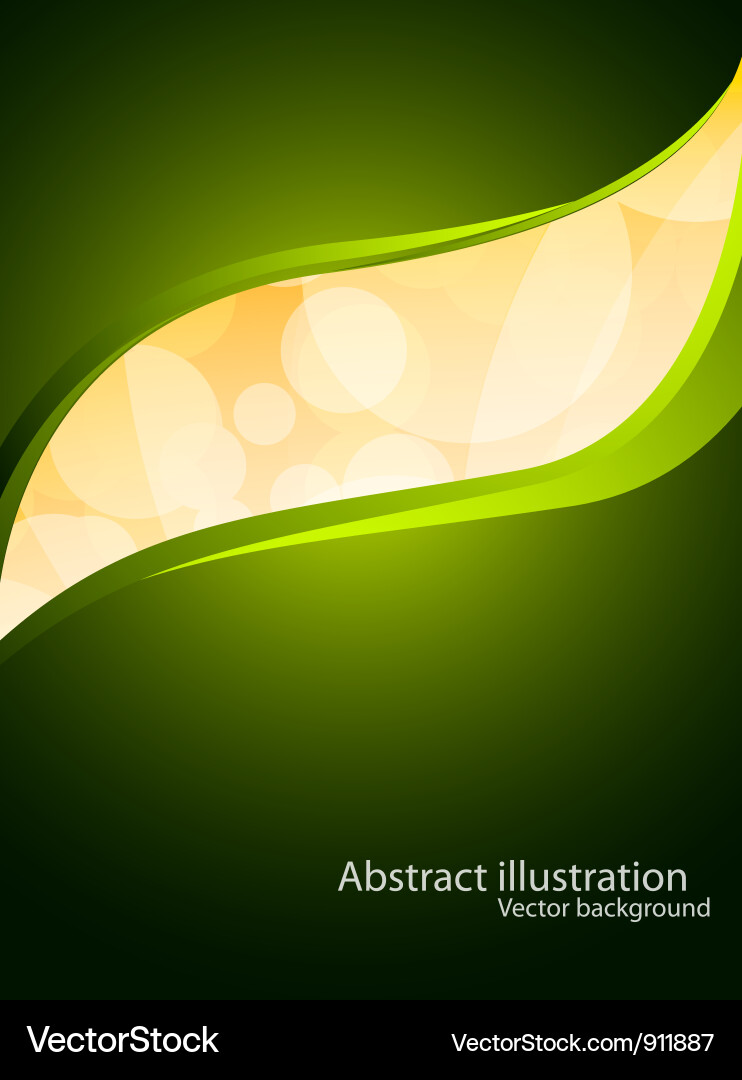 Background in green color Vector Image