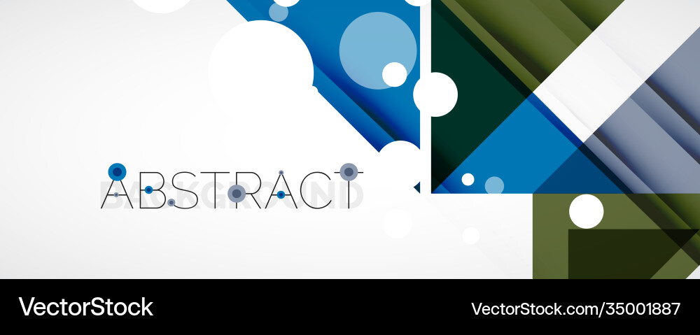 Geometric abstract background techno color vector image