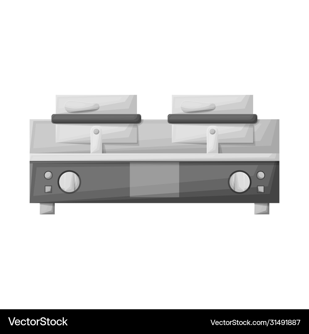 Isolated object grill and machine symbol web vector image